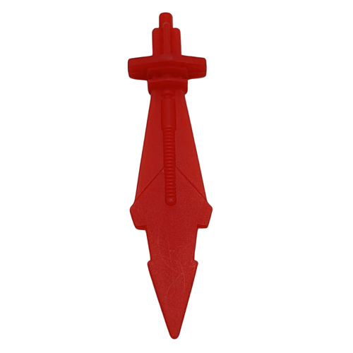Transformers G1 Snarl Dinobot red sword, part, accessory original 381-2 - Picture 2 of 4