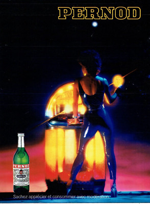Werbung Advertising 1022 1988 Pernod Garn Aperitif Anis