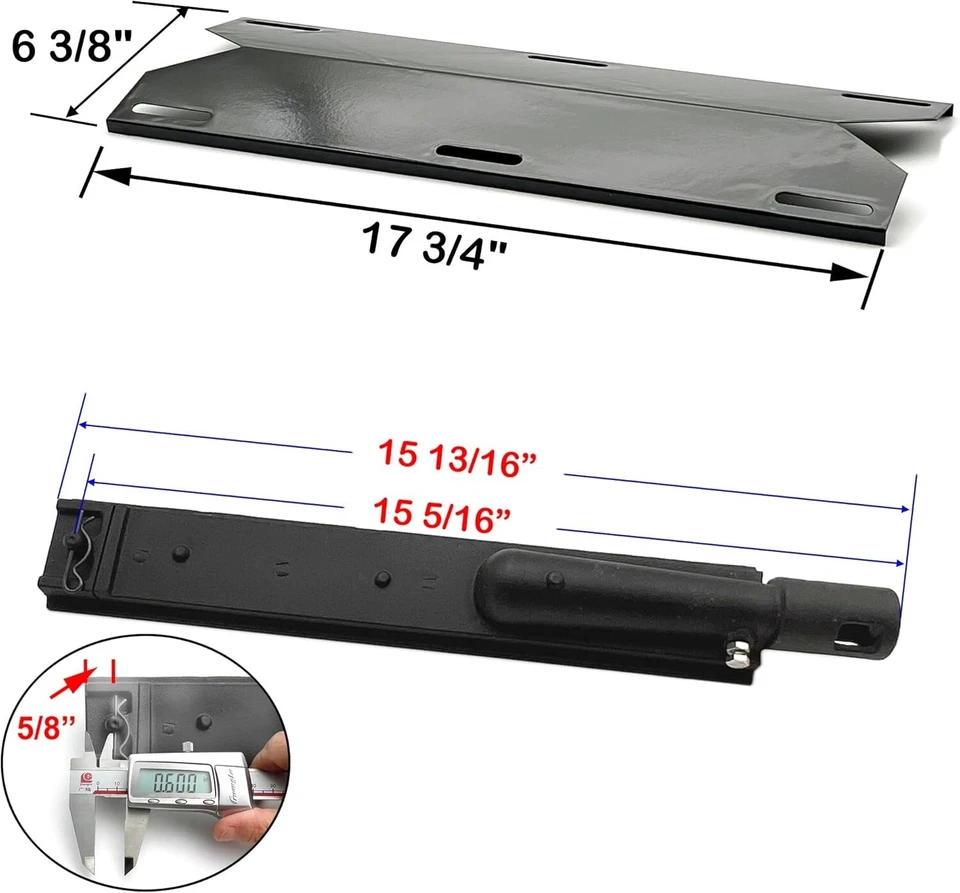 Запчасти для ремонта воздушного газового гриля Jenn газовый гриль горелка, тепловая пластина - Изображение 2 из 4