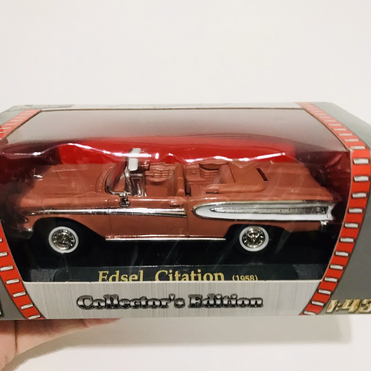 Edsel 1958 Citation ダイキャストモデル　yatming Yatming - Edsel Citation Convertible (1958, 1:18, Orange