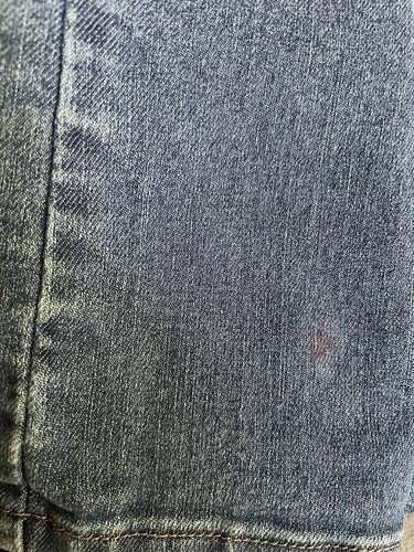 Riders Lee Jeans Blue Denim Woman’s Sz 14 M *Small Spot Leg - Picture 5 of 5