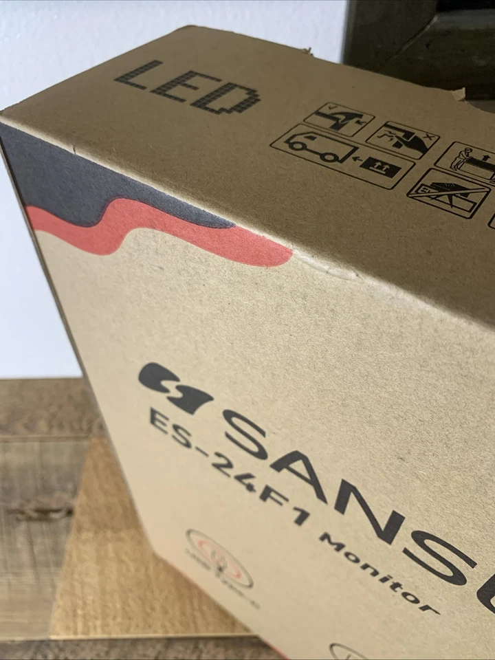SANSUI ES-24F1, 24" 75Hz Full HD LED PC Frameless Monitor. USB Type C New In Box - Image 4 of 4