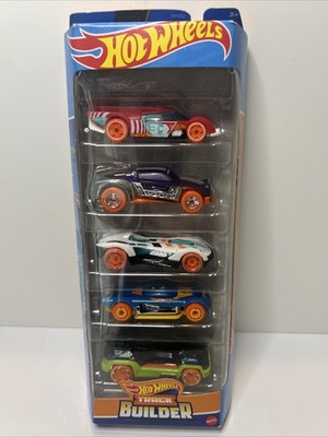 Hot Wheels Track Builder 5-Car Pack 1:64 Diecast Vehicles NEW Cars Netflix