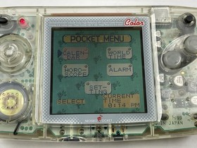 Neo Geo Pocket Color Console Clear Skeleton SNK  from JAPAN