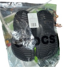 Image of Crocs, Junior Unisex Classic Clog, Black, Size J 2 - new