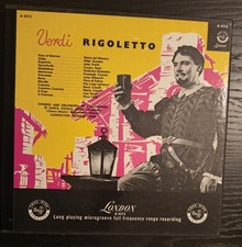 Verdi Rigoletto LP London XL.5114 - Gobbi, Gueden, Di Stefano, Christoff NM/VG+