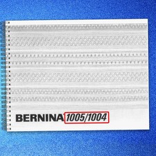 BERNINA 1004 1005 Sewing Machine Instruction Manual BINDING - TOUGH COVERING