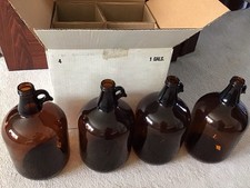 NEW 4 Brown Empty Gallon Jugs Developer Liquid Mixing Darkroom Developing