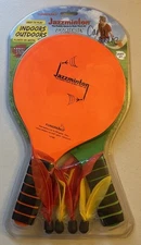 Funsparks Paddle Ball Jazzminton Game All Season Indoor/Outdoor Racquet Games