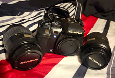 Olympus EVOLT E-500 8.0MP Black Digital SLR Body w/ 2 Olympus Lenses