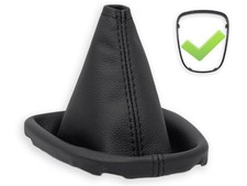 SCHALTMANSCHETTE FUR PEUGEOT 107 2005-2011 SCHALTSACK ECHTES LEDER + RAHMEN