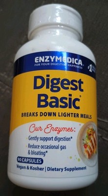 Enzymedica Digest Basic 90 Capsules New Sealed Exp 12/2026