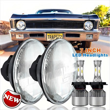 7 Round Led Headlight Hilo Beam Fit Chevrolet Chevy Iinova 1969-1979 7 Round Led Headlight Hilo Beam Fit Chevrolet Chevy Iinova 1969-1979