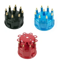 Universal Fits V8 Male Ready to Run Cap and Rotor, Blue