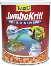 JumboKrill Freeze-Dried Jumbo Shrimp 3.5 Ounces Natural Shrimp Treat For