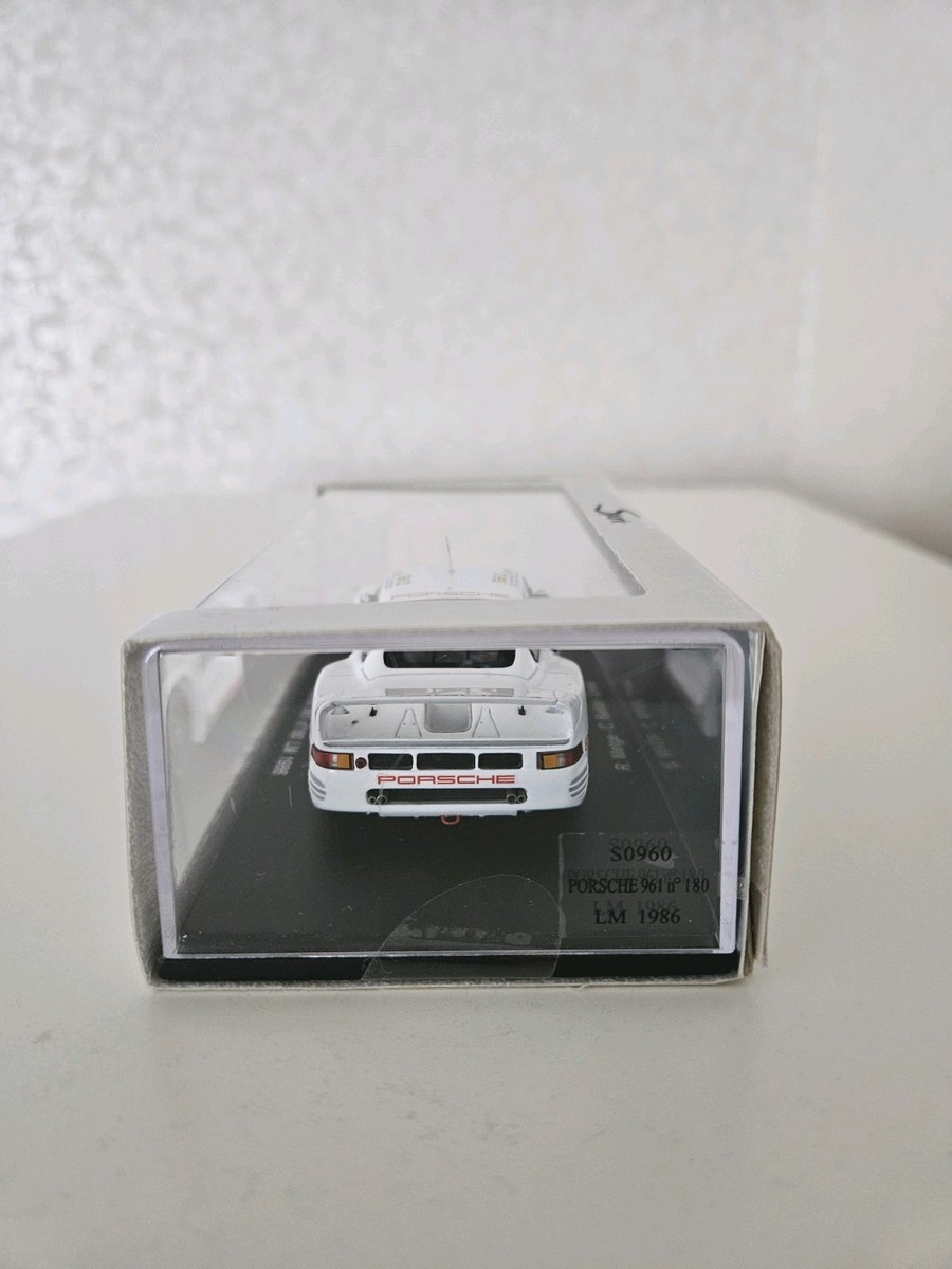 Spark 1.43 Rare S0960 Porsche 961 Lemans 1986 #180 R. Metge - C