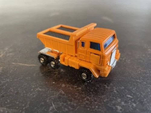 GoBots Guardian DUMPER MR-09 Yellow Dump Truck Complete Bandai Popy Vintage 1982