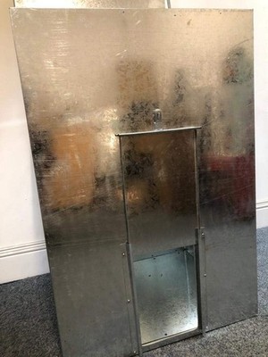 Kohlebunker aus verzinktem Stahl Schwerlast Metall Brennstofflager 125 kg Fassungsvermögen