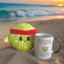 PICKLEBALL MUG + Stuffie Set NEW