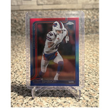 Topps Chrome Red White Blue Refractor Khalil Shakir Buffalo Bills NFL Football