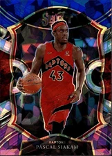 2020-21 Panini Select Blue White Purple Cracked Ice Pascal Siakam Card #46