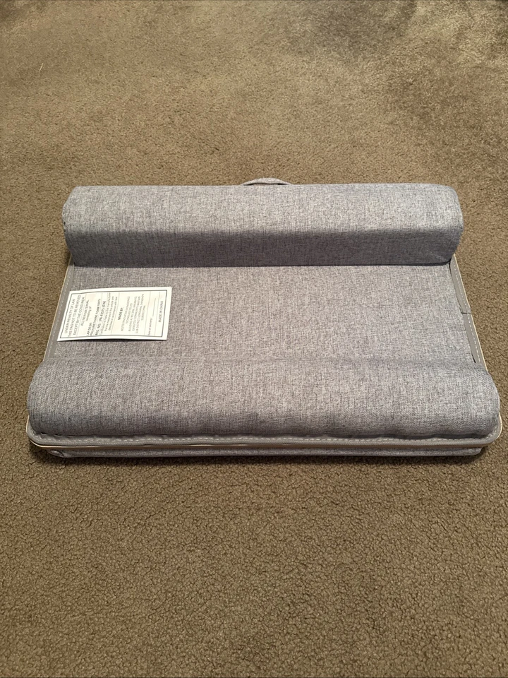 Bamboo Lap Desk Table Laptop Cushion Bed Tray Cushioned Computer Tablet Support - Image 2 of 2