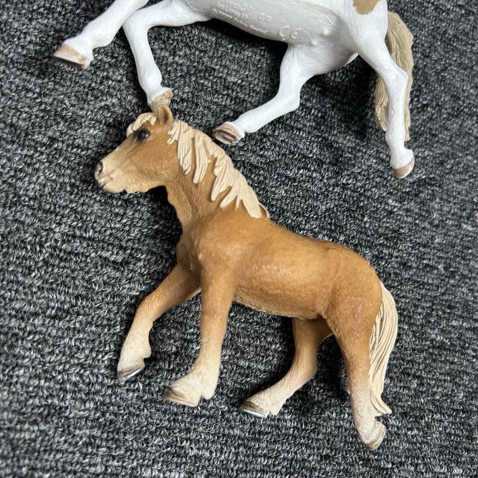 Schleich Horses Lot – Appaloosa Mare & Haflinger Foal – Realistic Farm Animal Fi - image 3 of 4