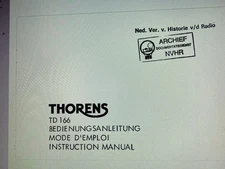 Thorens Td 166 User Manual Digital