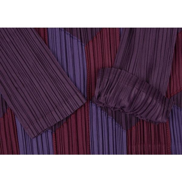 PLEATS PLEASE Women's Patchwork High Neck Dress, … - image 7