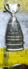 Vintage 1995 Saskatchewan Roughriders Silver-Tone CANADA Souvenir Lapel Tack Pin
