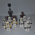 LEGO Star Wars Clone Trooper Minifigure Lot with Small Build