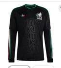 Mexico World Cup soccer Adidas Men's Jersey long sleeve Black / Black