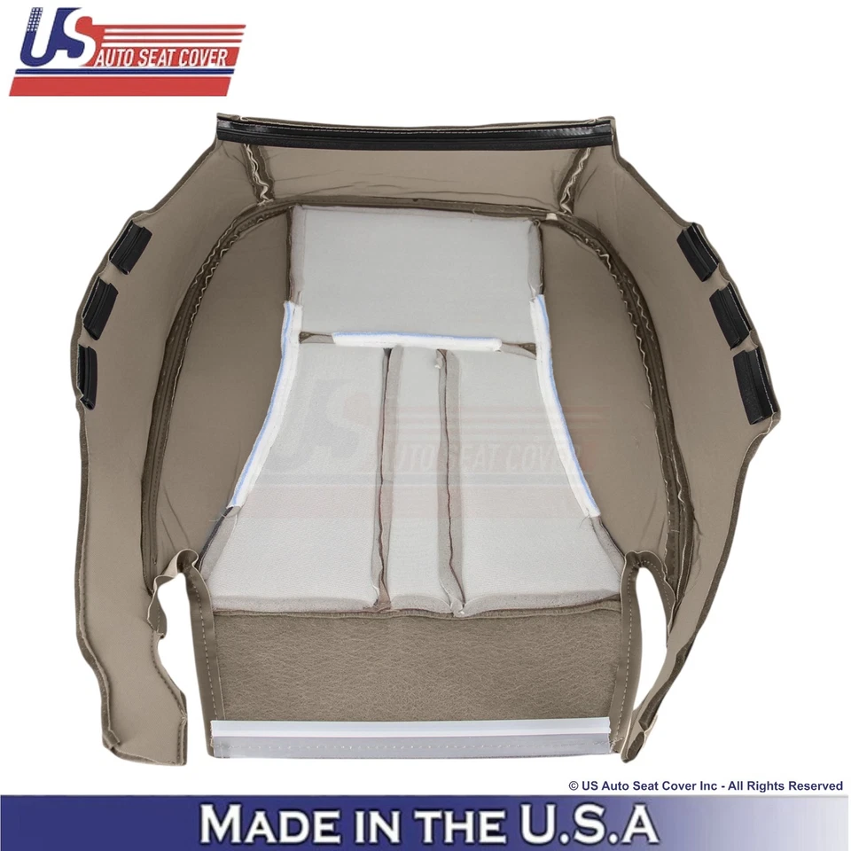 2004-2007 For Chrysler Town & Country Leatherette Front Covers Light Greystone - Image 3 of 4