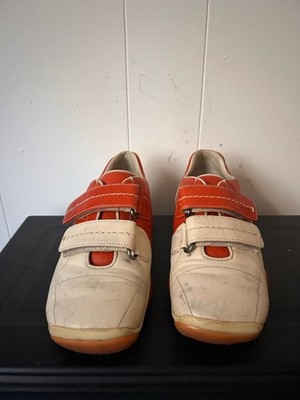 Prada Linea Rossa Beige Leather Sneakers