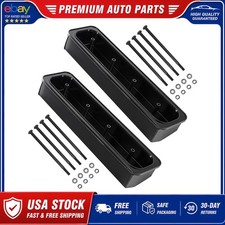 Black Center Bolt Valve Covers For 87-00 Chevy Gmc 305 350 Small Block V8 New Black Center Bolt Valve Covers For 87-00 Chevy Gmc 305 350 Small Block V8 New