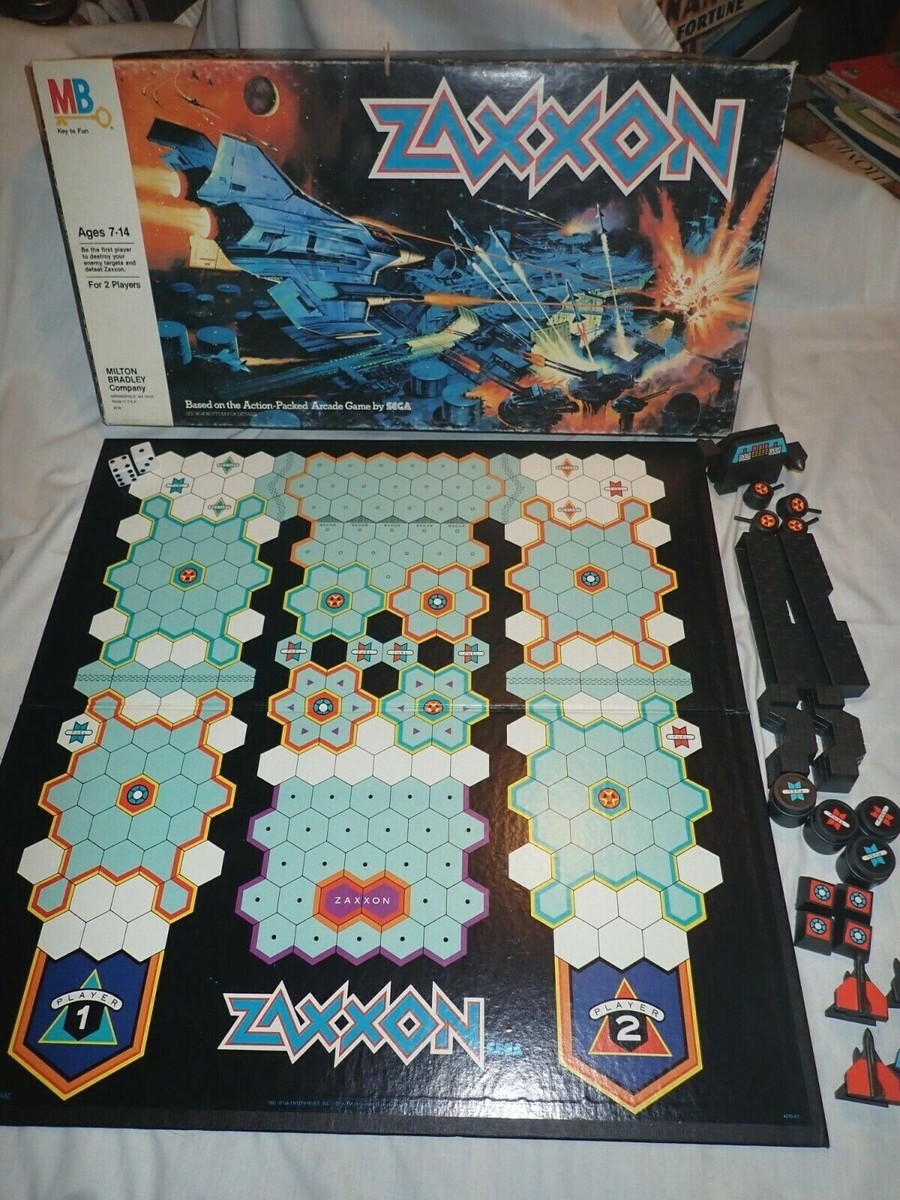 ボス　メガジャケセット Vintage 1982 Sega Zaxxon Board Game Science Fiction Spaceship