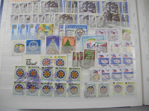PHILIPPINES, accumulation of Stamps nicely arranged in a stock book - 第 20/22 張圖片