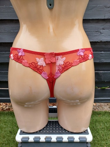 BARBARA STRING TAILLE 0 COULEUR ROUGE REF 110631 - Picture 2 of 2
