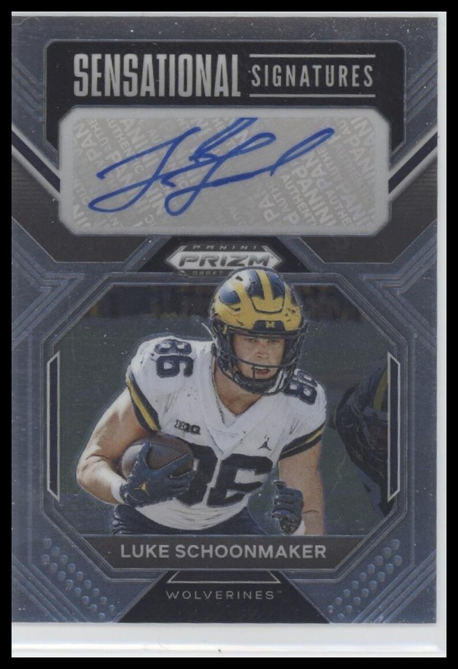 2023 Panini Prizm Draft Picks Luke Schoonmaker #SS-LSC - 1 of 1
