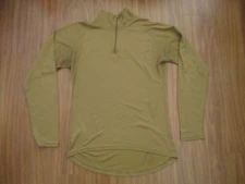 Beyond Clothing 1/4 Zip Top Pullover Mens Size Large Brown Baseline Hunting USA