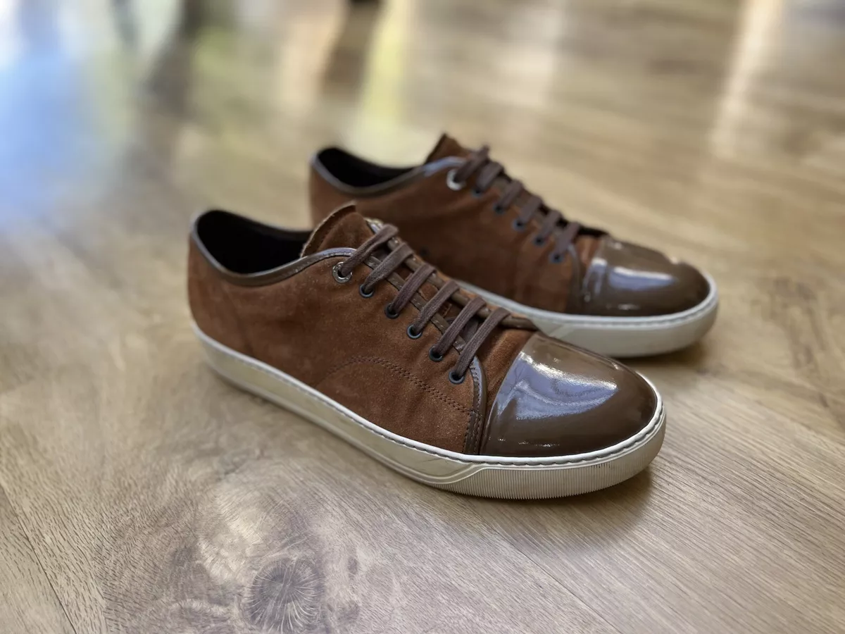 Lanvin beige sneakers cheap