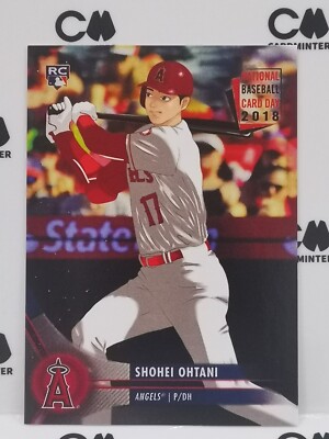 レア 大谷翔平 topps national baseball day card Shohei Ohtani 2018 Topps National Baseball Card Day #AA-10