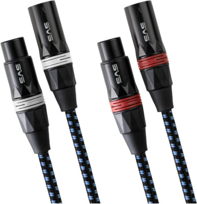 Soundpath 3.28 Ft Balanced XLR Audio Cable - Premium Pair for Clear Sound