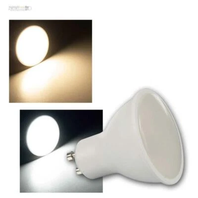 WORLD-TRADING-NET GU10 LED Strahler "PV-50/70" 5W/7W 230V, warmweiß, Leuchtmittel Birne Lampe Spot