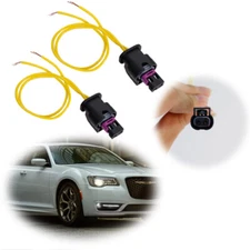 2PCS Front/Rear Side Marker Light Pigtail Connector Wires For 15-22 Chrysler 300