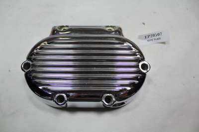 Harley FXR chrome tranny side cover 37078-87 37109-87A FXRT FXLR NOS EPS20507