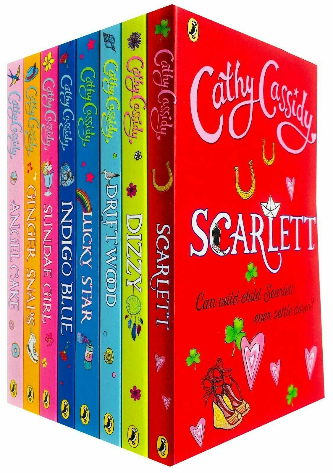 Cathy Cassidy 8 Books Collection Set Dizzy, Scarlett, Sundae Girl, Lucky Star