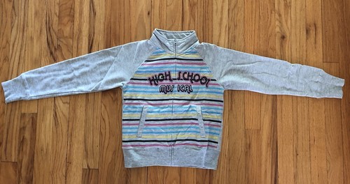 DISNEY High School Musical 2 Girls Sweatshirt Zipper Jacket Size 7/8 Medium  - Picture 10 of 11