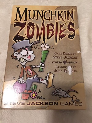 Munchkin ZOMBIES Card Game - Cards Steve Jackson Games Board Games ...