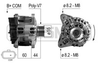 Messmer Lichtmaschine Generator 90A 14V FüR Renault Clio Iii 1.2 16V